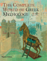 Book cover with Trojan Horse illustration: The Complete World of Greek Mythology