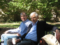 Richard G. A. Buxton with Geoff Benson at the University of Chicago